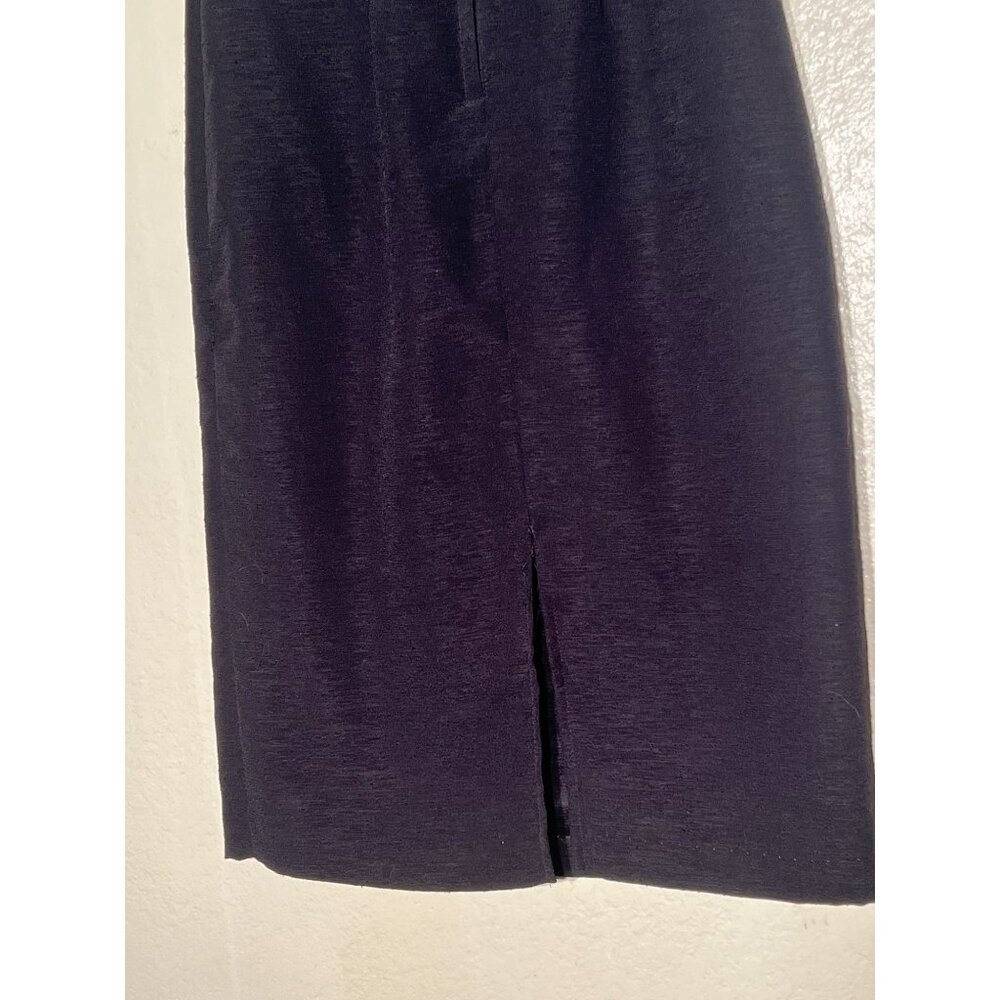 2 Size 10 Pencil Skirts Black Purple Career  Church - Picture 10 of 16